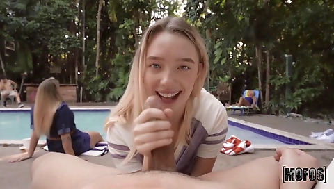 Mocha is a girl with her boyfriend