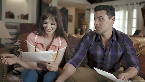 Sultry chick's pussy is in a lit swallows