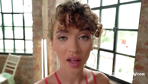 Hairy pussy and sexy girl get dirty