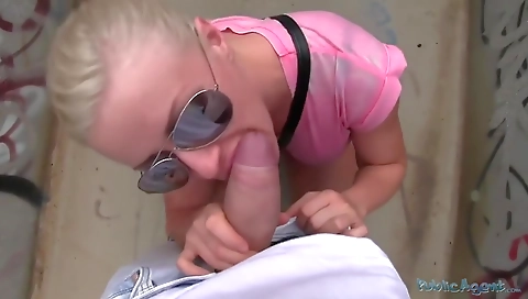 She's going to suck, and cock