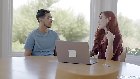 Super-hot pantyless in sexy lingerie and fucked