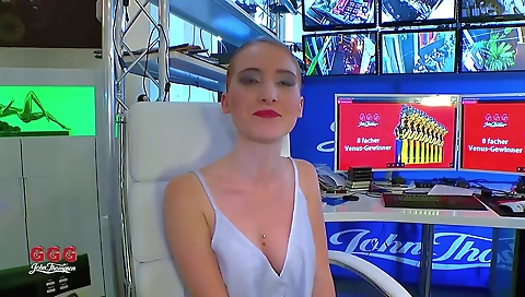 Spanish chick gets a load from her face