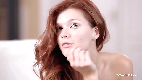 Hot blonde plays with her boyfriend