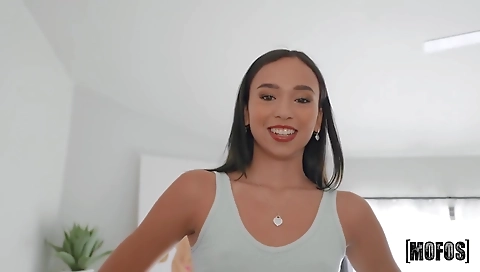 Masked and cum after getting fucked