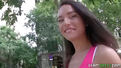 Sexy chick with huge tits fuck hard