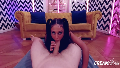 Sexy chick gets anal fucked in all holes