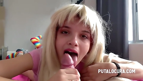 Married milf shows off her step son's pussy